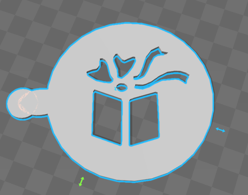 Stencil for Cappuccino "gift"