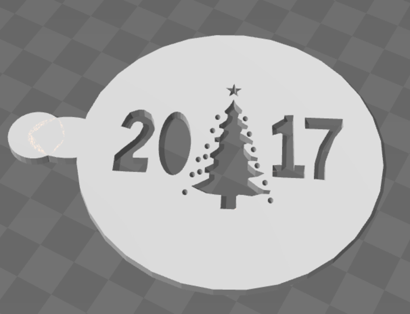 Stencil for Cappuccino "2017"