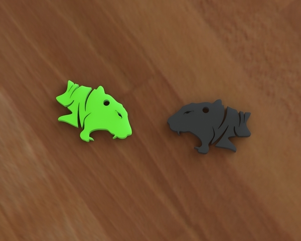 Medium Tiger keychain 3D Printing 117739