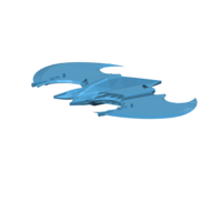 Batplane - Batman LOW POLY - Thumbnail 4