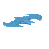 Batplane - Batman LOW POLY - Thumbnail 7