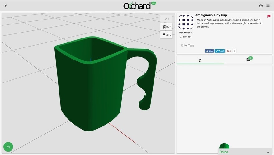 Ambiguous Cup 3D Print 117773