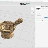 Small Orchard Mortar and Pestle 3D Printing 117776