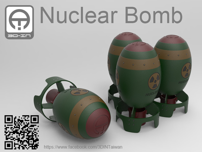 Nuclear bomb 3D Print 117786