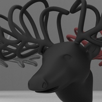 Reindeer Bow tie - Thumbnail 1