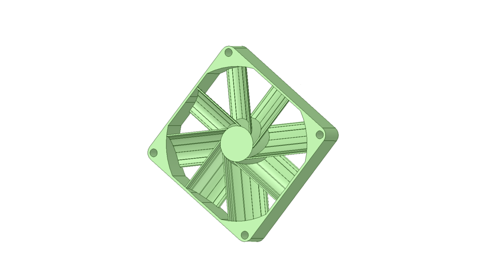 PC Fan Pressure Boost 80x80x17mm 3D Print 117931