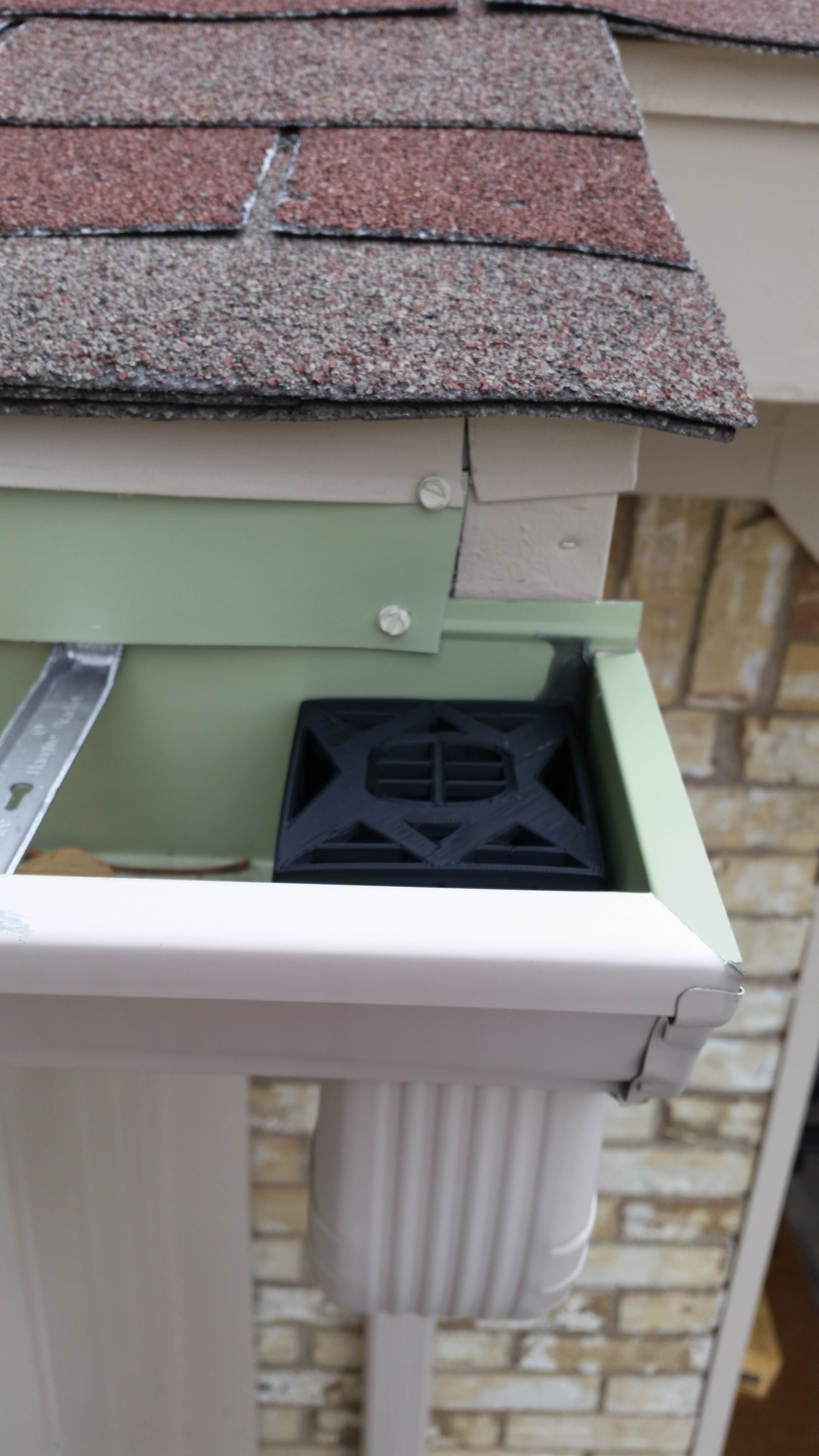 Gutter Downspout Filter Corner Section Pinshape Gutter Downspout Filter Corner Section Pinshape