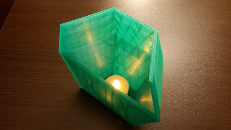 Wall sconce for LED tea light