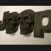 Skull Jeep logo - Thumbnail 2