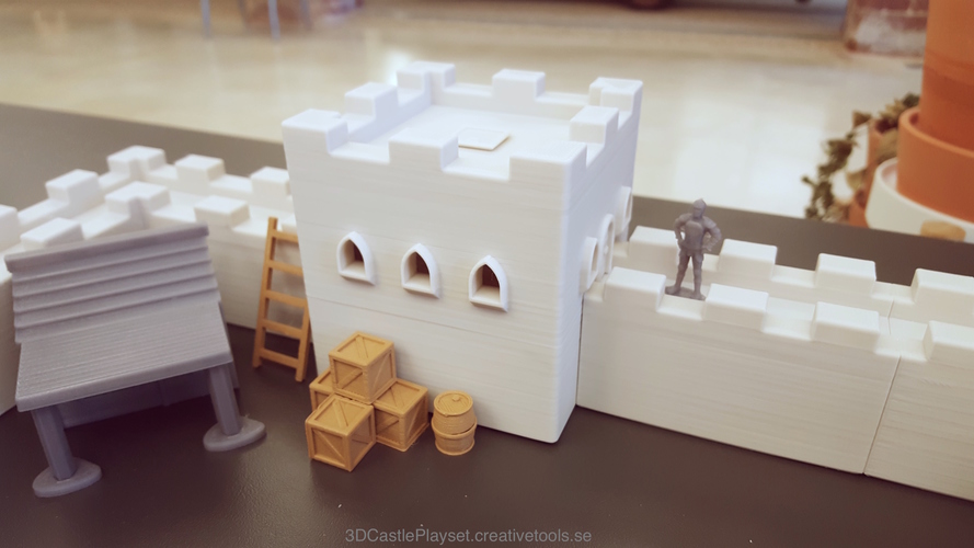 Modular Castle Playset (3D-printable) 3D Print 118057