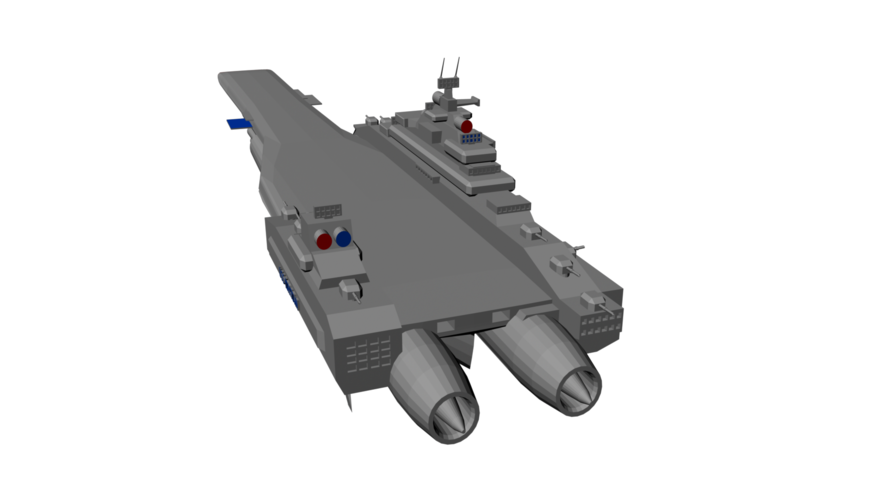 Orbital Navy - Super Carrier Yorktown 3D Print 118132