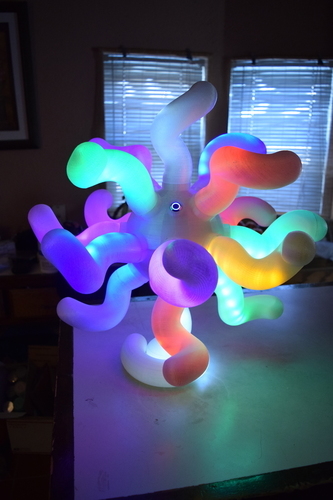Amoeba LED Lamp-V1 3D Print 118158