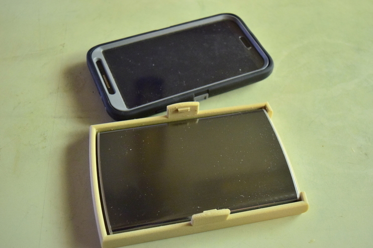 Samsung Galaxy Note 2.BlackWeb Battery Holder for Otterbox Case 3D Print 118176