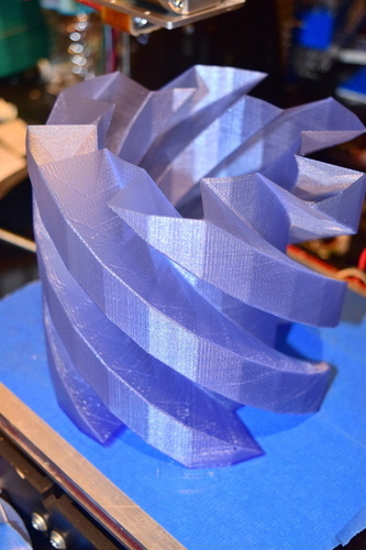 Spiral Helix Vase 3D Print 118181