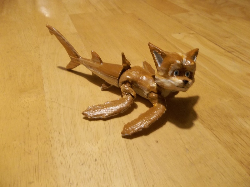 mermaid dog (Aquahound?) articulated