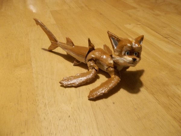 mermaid dog (Aquahound?) articulated