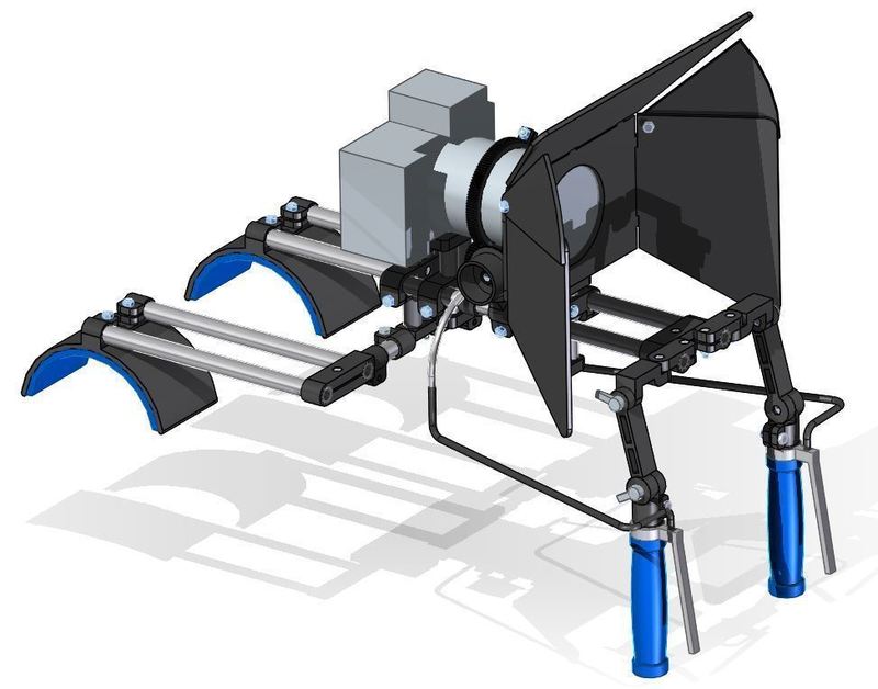 Very variable camera rig (double shouldermount, followfocus, bre
