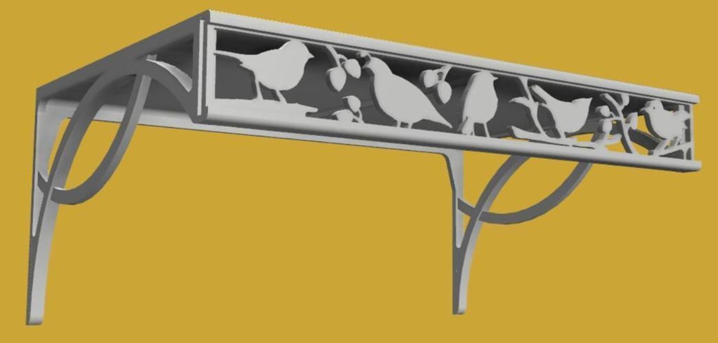 Decorative Shelf 3D Print 118235