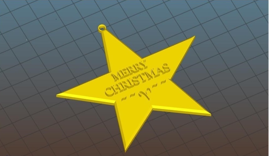 Christmas Star Hanger 3D Print 118328