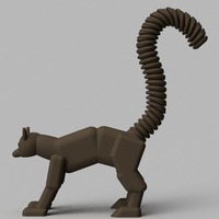 Small Robbie the Lemur 3D Printing 118400