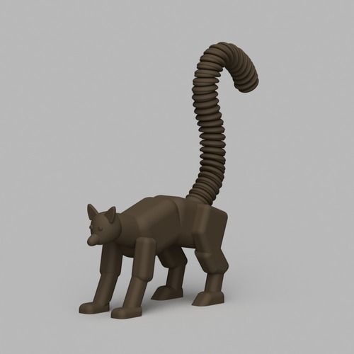 Robbie the Lemur 3D Print 118401