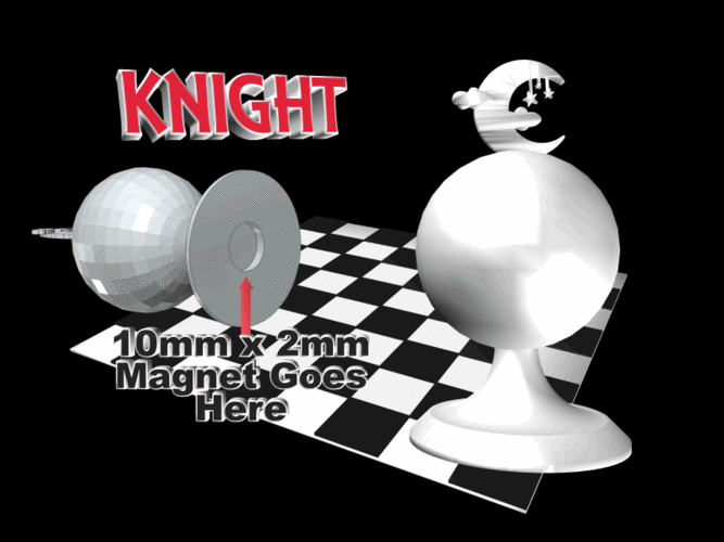 The Space Travel Chess Set (print & add magnets) 3D Print 118428