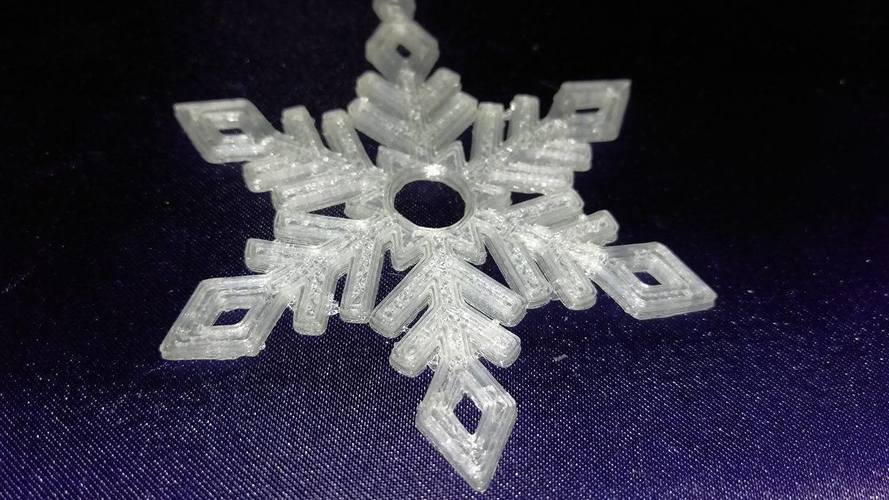 Snowflake  Ornament v2 3D Print 118499