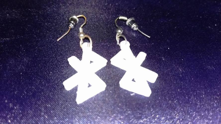 Bluetooth Earrings 3D Print 118505