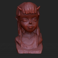 Demon Girl Statue - Thumbnail 4