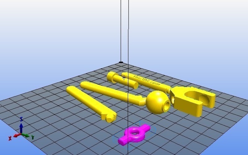 A useful 3D-printed tripod (1/4-20 screw reqd) - UPDATED (July 3 3D Print 118601