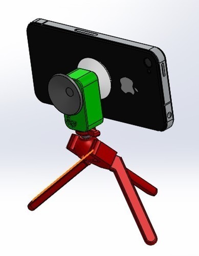 A useful 3D-printed tripod (1/4-20 screw reqd) - UPDATED (July 3 3D Print 118602