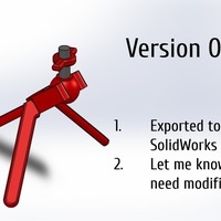 A useful 3D-printed tripod (1/4-20 screw reqd) - UPDATED (July 3 - Thumbnail 5