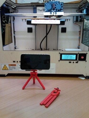 A useful 3D-printed tripod (1/4-20 screw reqd) - UPDATED (July 3 3D Print 118607