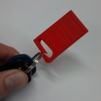 Wobbly Table Wedge Keychain - Thumbnail 3
