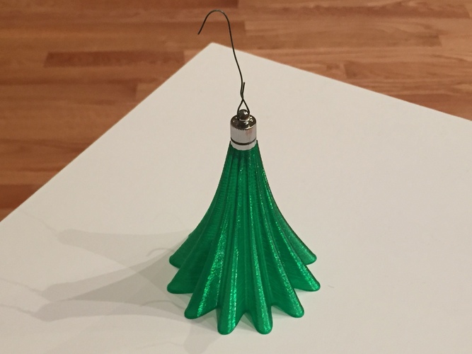 Holiday Tree Ornament 3D Print 118645
