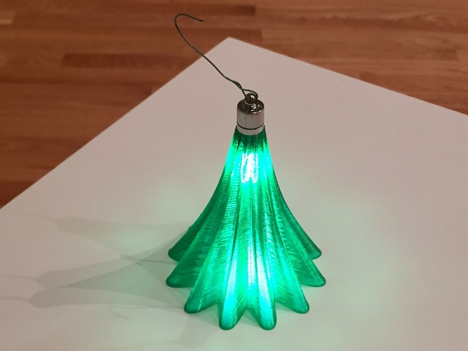 Holiday Tree Ornament 3D Print 118646