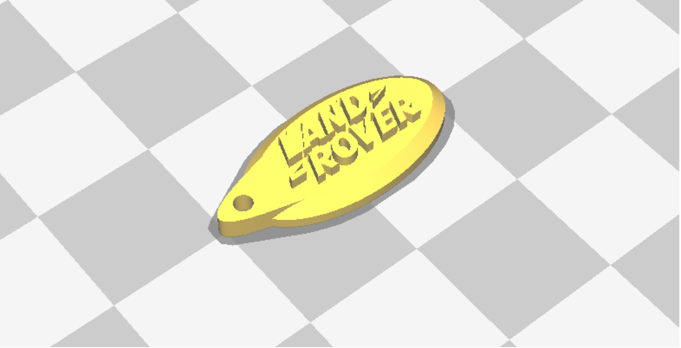 land rover 3d logo 3D Print 118657