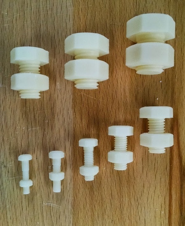 20 mm nuts and bolts m3 - m16