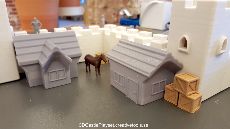 Modular Castle Playset (3D-printable) 3D Print 118684