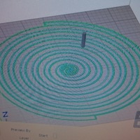 Double Round Spiral Bowl mk1 - Thumbnail 2