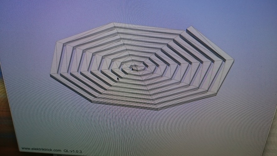 8-sided spiral bowl mk1 3D Print 118775