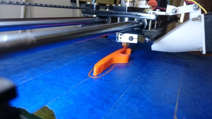 Bottle opener without metal with keyring hole 3D Print 118794