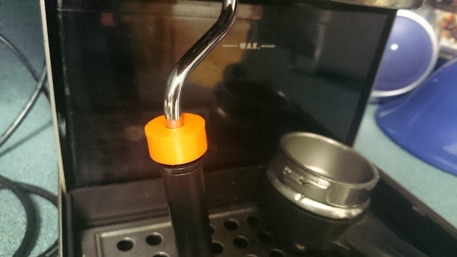Espresso machine steam wand nut 3D Print 118797