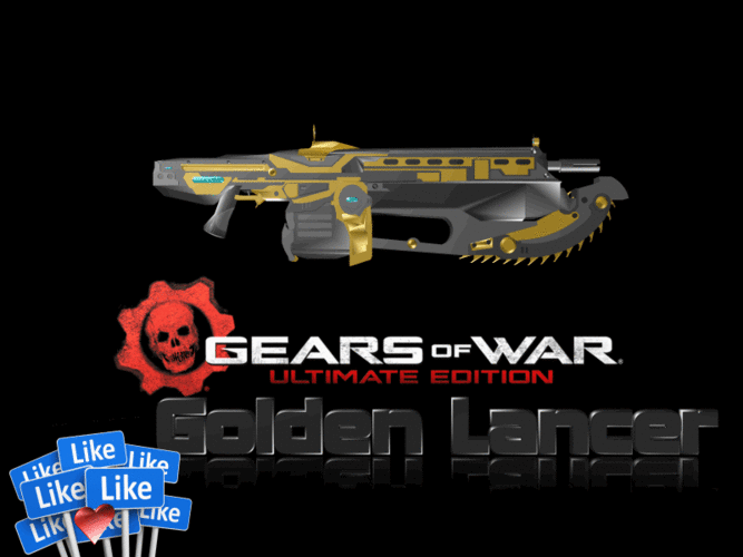 Gears of War - Golden Lancer 3D Print 118843