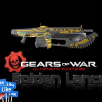 Small Gears of War - Golden Lancer 3D Printing 118843