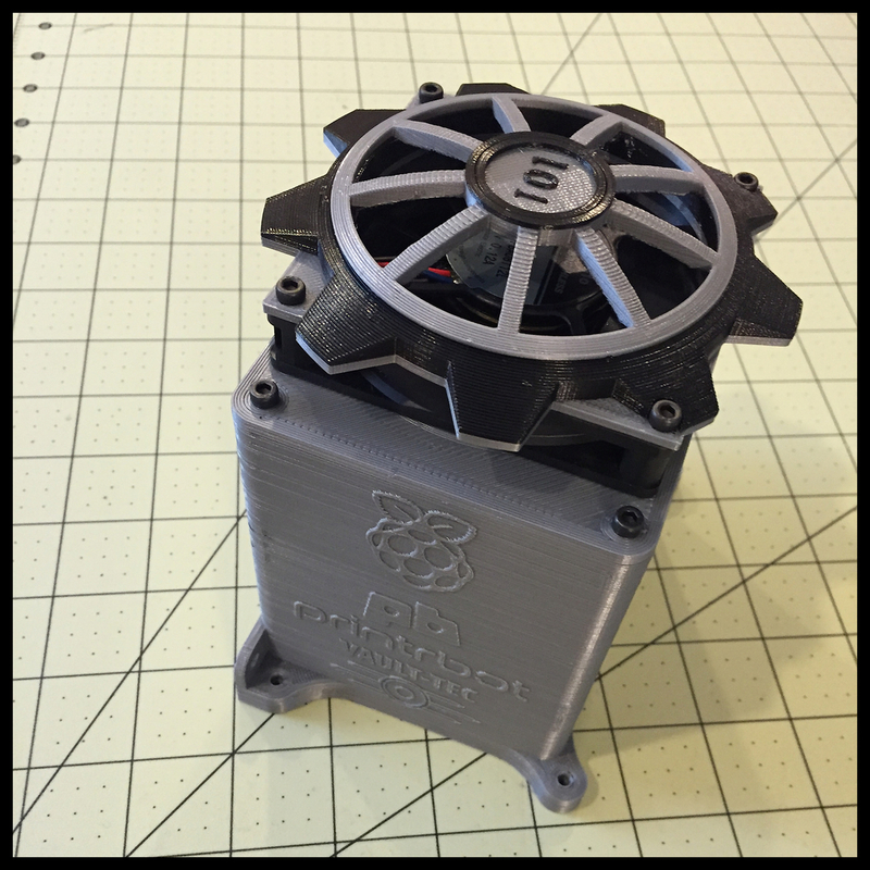PrintrBoard Raspberry Pi Enclosure w/ Fan