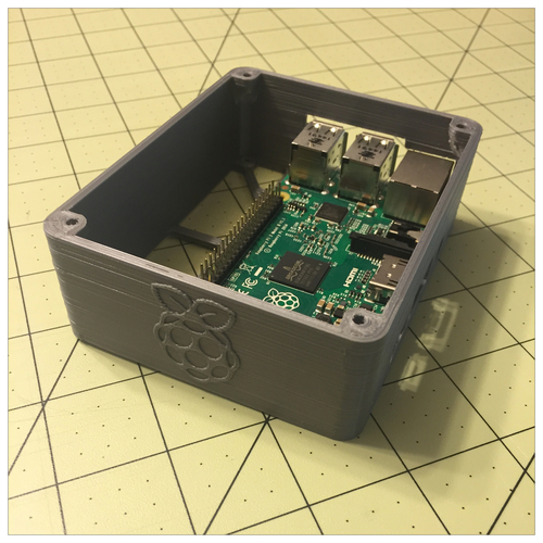 PrintrBoard Raspberry Pi Enclosure w/ Fan 3D Print 118898