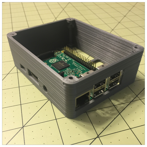 PrintrBoard Raspberry Pi Enclosure w/ Fan 3D Print 118899