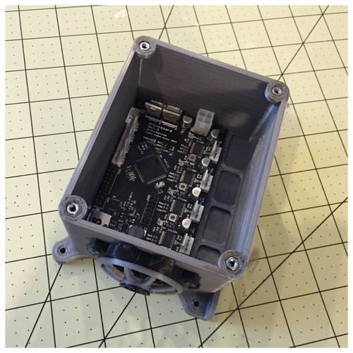 PrintrBoard Raspberry Pi Enclosure w/ Fan 3D Print 118908