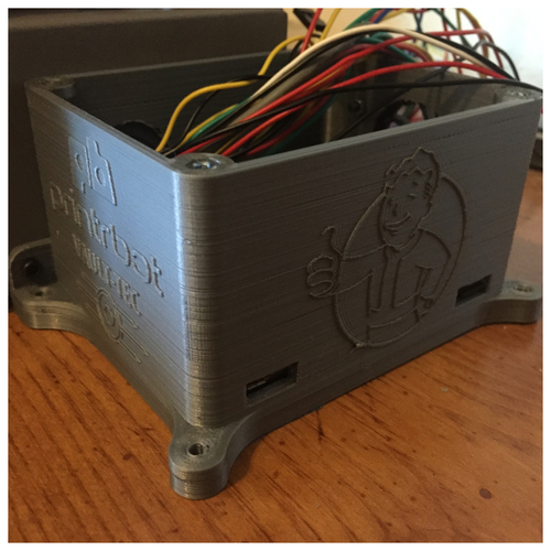 PrintrBoard Raspberry Pi Enclosure w/ Fan 3D Print 118913